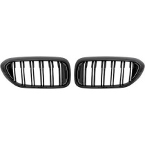 BMW 5-Serie G30/G31 17-20 Dubbelribbad Blanksvart Sportgrill / Njurar Sport-Look DIEDERICHS